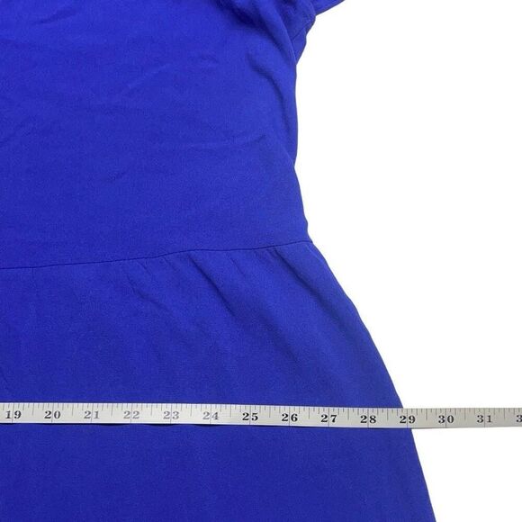 Old Navy Cobalt Electric Blue Tiered Flutter Sleeve Dress - Picture 6 of 8